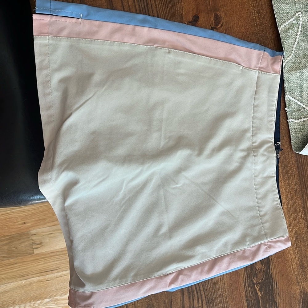 Multi color Ladies golf skirt